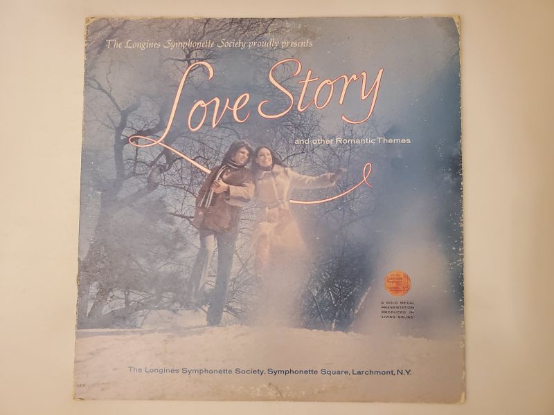 The Longines Symphonette Society Love Story and Other Romantic Themes vinyl record